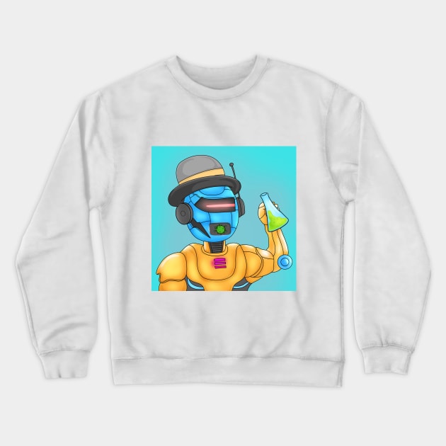 Robo_tech Crewneck Sweatshirt by Meditech Marvels